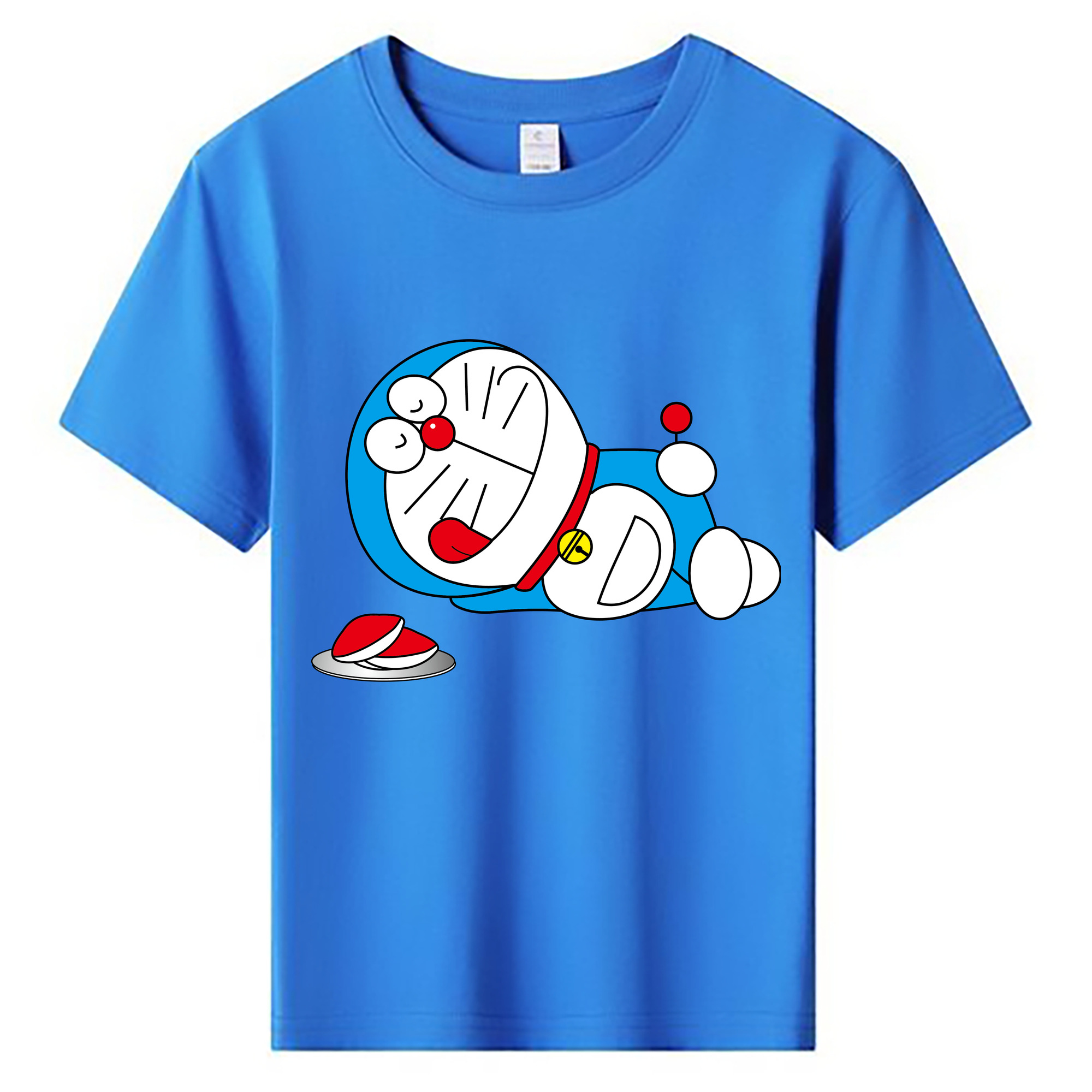 （画像用） ドラえもん Doraemon 綿100％キッズTシャツ（フロントプリント）